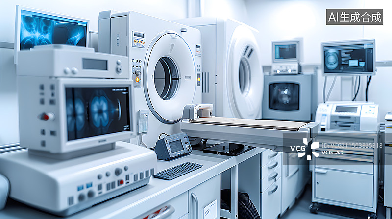 【AI数字艺术】医疗设备核磁共振图片素材