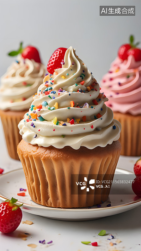 【AI数字艺术】水果蛋糕 提拉米苏图片素材