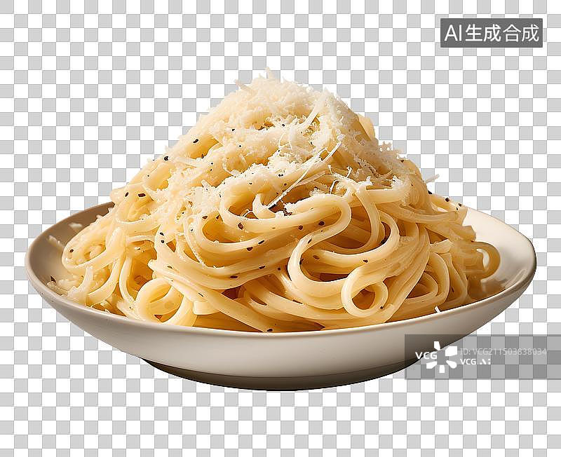 【AI数字艺术】芝士焗意面 黑胡椒 食物 西餐 饮食文化图片素材