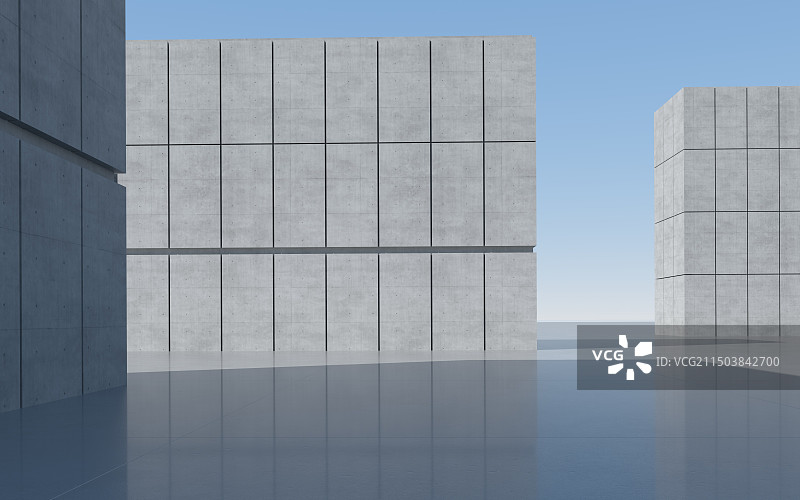 现代展厅建筑外立面图片素材