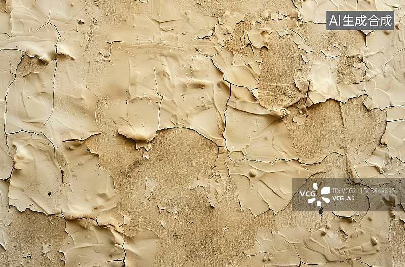 【AI数字艺术】破损墙体全帧拍摄图片素材