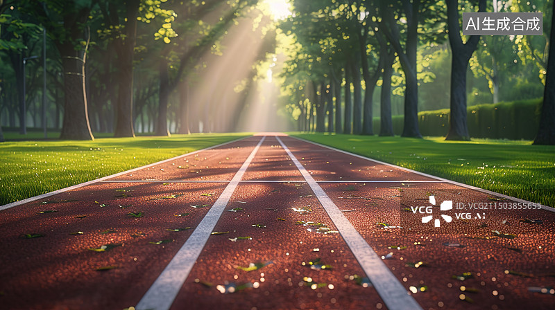 【AI数字艺术】学校操场 操场 运动场地 开学图片素材