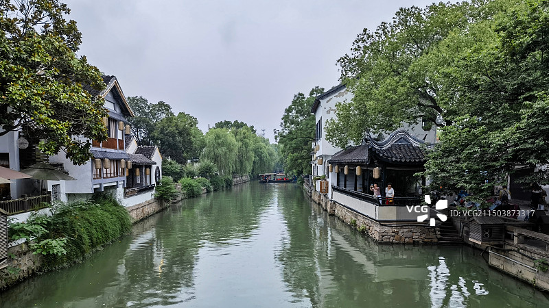 木渎古镇一景图片素材
