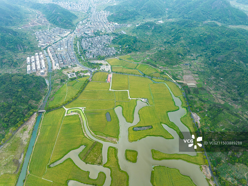 临海市桃江十三渚图片素材