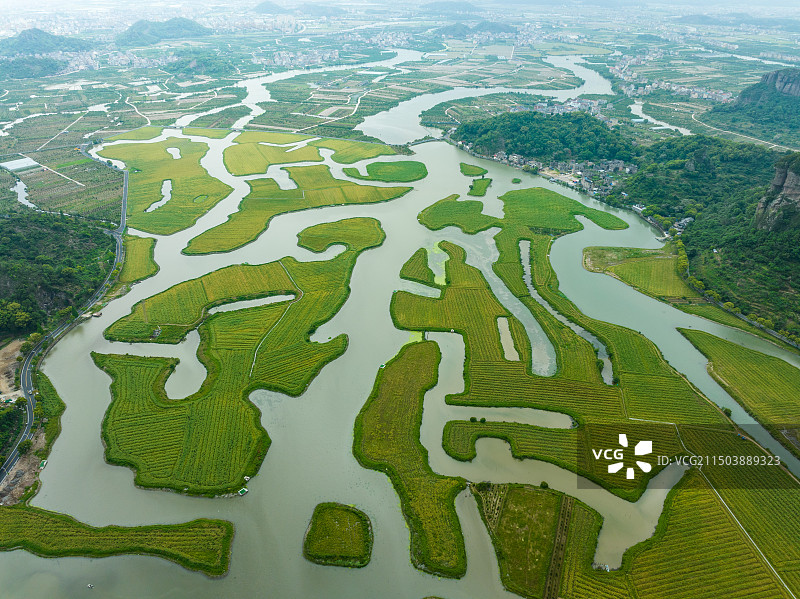 临海市桃江十三渚图片素材