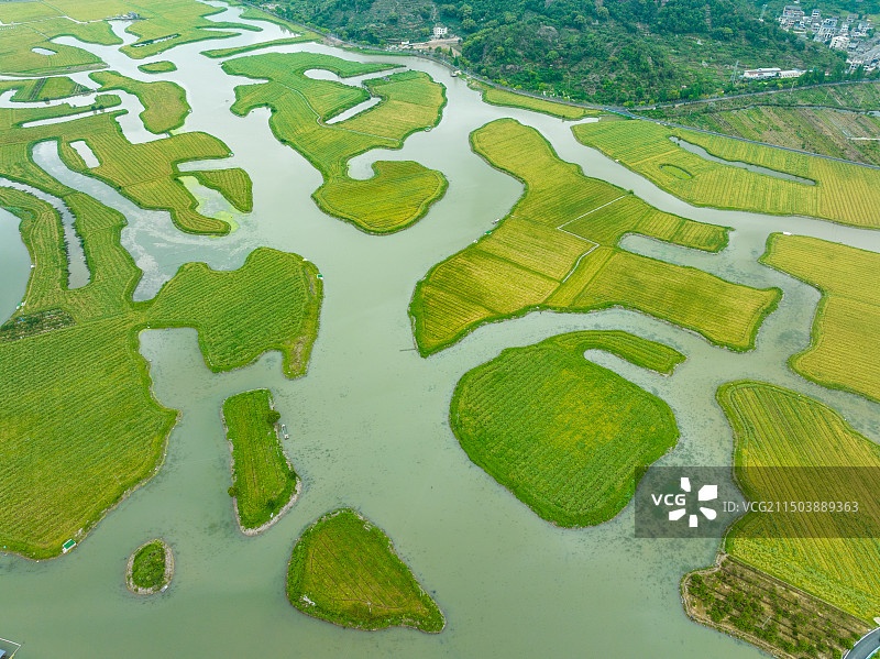 临海市桃江十三渚图片素材