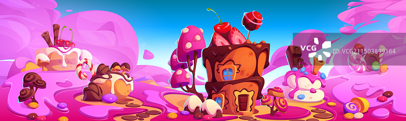 糖果乐园背景图片素材
