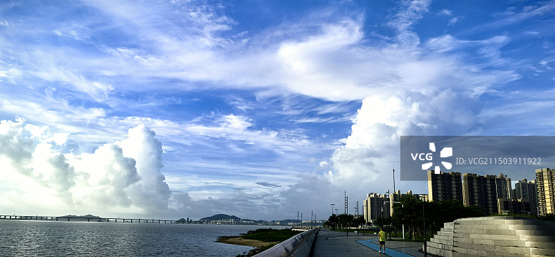 金湾情侣路图片素材