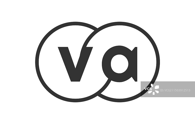 带轮廓的商业公司标志图片素材