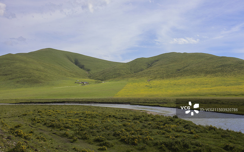 若尔盖草原图片素材