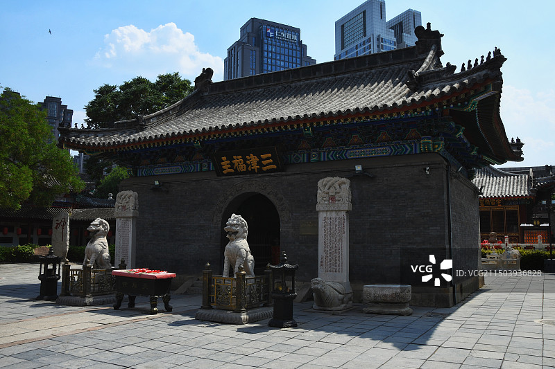 天津天后宫 天津民俗博物馆 天津古文化街图片素材