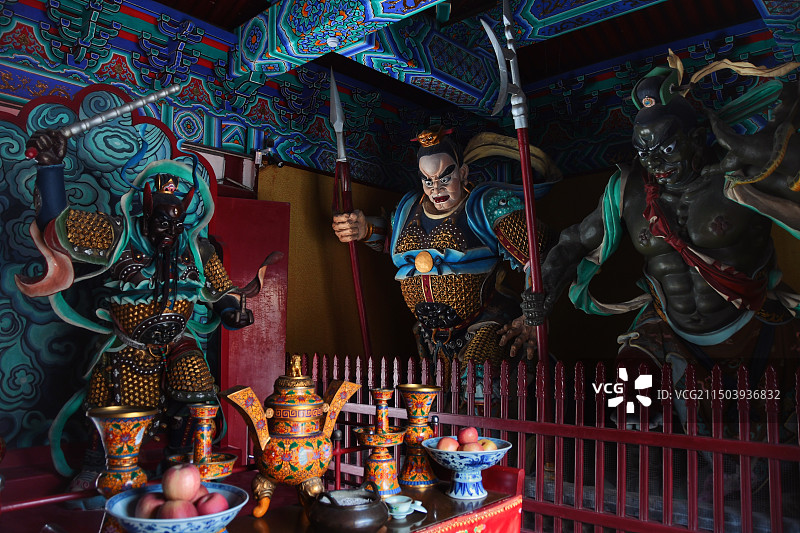 天津天后宫 天津民俗博物馆 天津古文化街图片素材