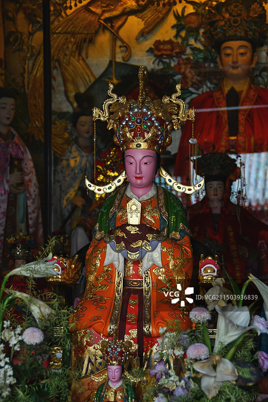 天津天后宫 天津民俗博物馆 天津古文化街图片素材