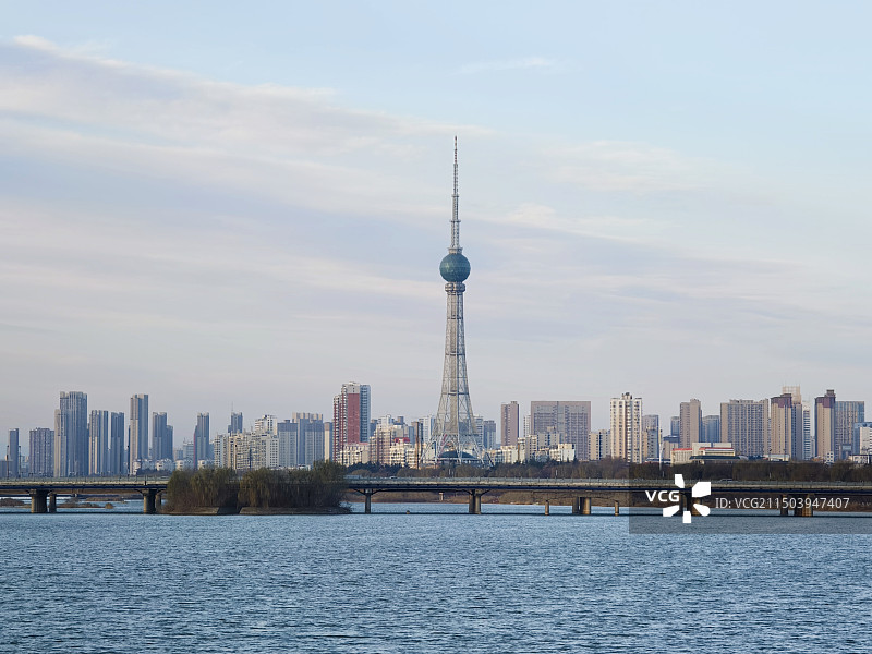 洛阳城市风光与天际线图片素材