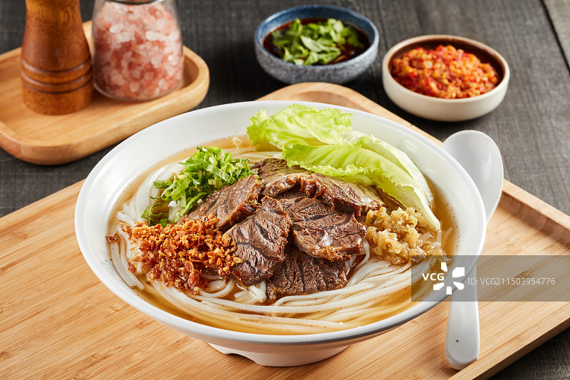 牛展肉粿条图片素材