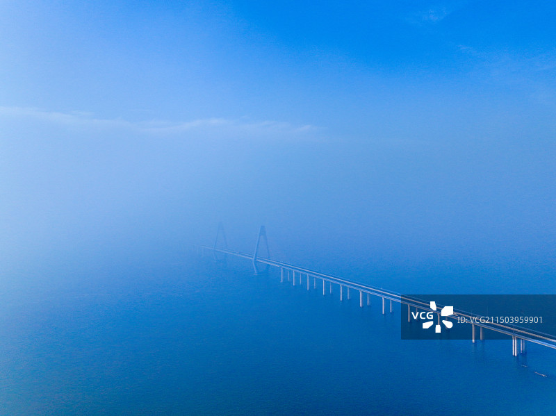 青岛丁字湾大桥图片素材