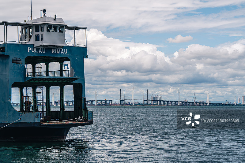 槟城巴特沃斯大桥图片素材