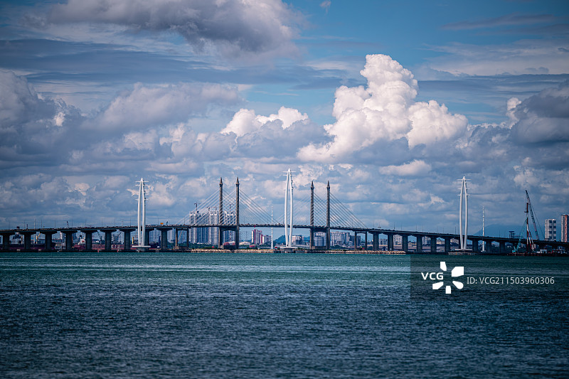 槟城巴特沃斯大桥图片素材
