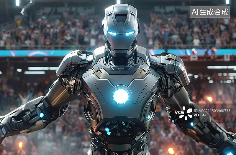 【AI数字艺术】机器人图片素材