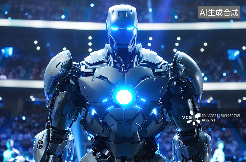 【AI数字艺术】机器人图片素材