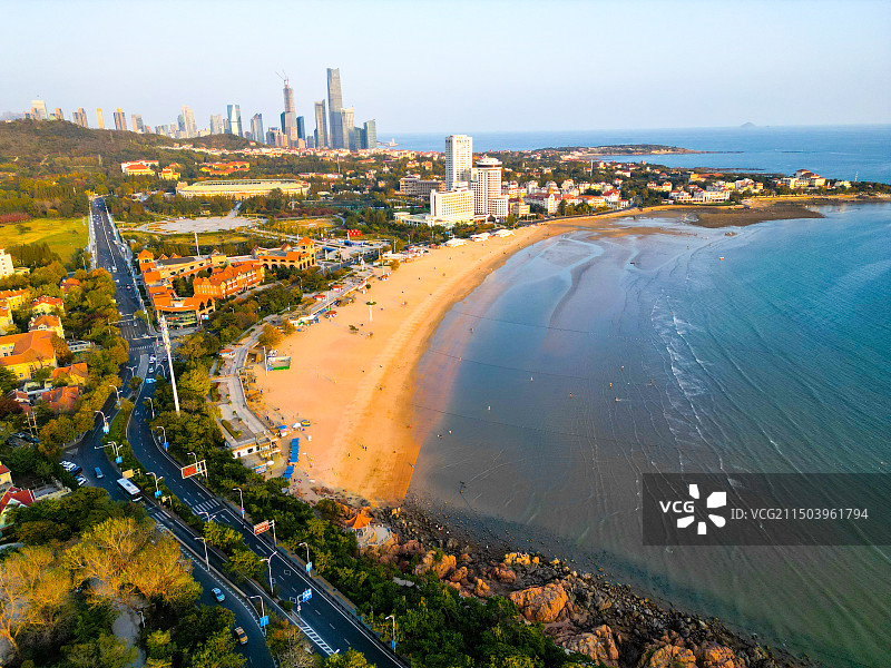 青岛小鱼山图片素材