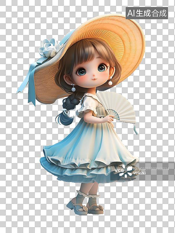 【AI数字艺术】洛丽塔女孩图片素材