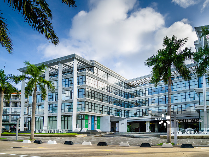 海口复兴城互联网创新创业园办公大楼图片素材