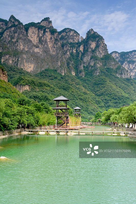 云台山小寨沟图片素材