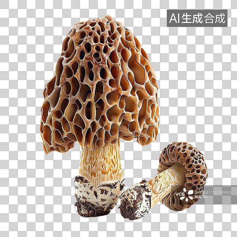【AI数字艺术】羊肚菌图片素材