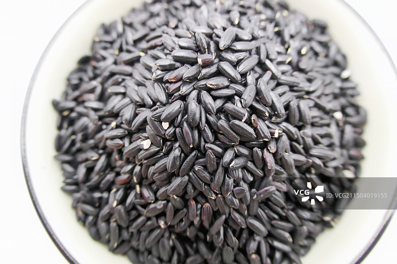 黑米，紫米，五谷杂粮，谷物，农业，米图片素材