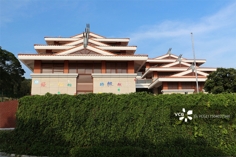 厦门大学校园风光与翔安校区风光图片素材