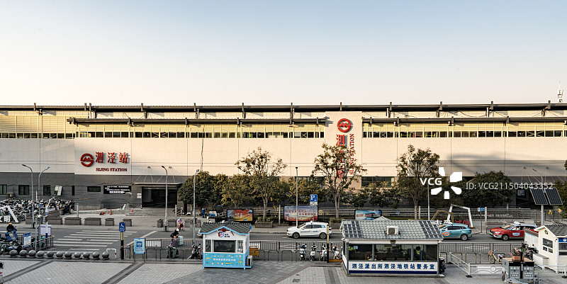 泗泾地铁站全景图片素材