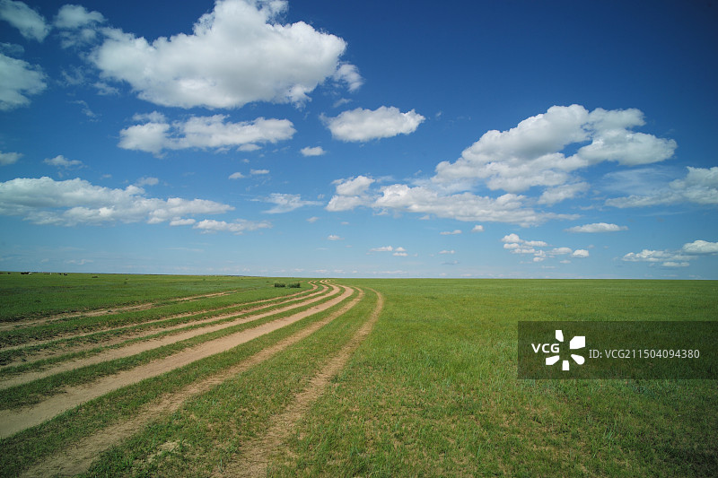 呼伦贝尔草原风光图片素材