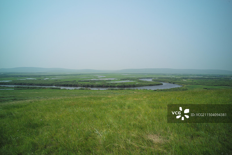 呼伦贝尔草原风光图片素材