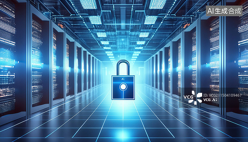 【AI数字艺术】科技概念背景图，信息安全，保密，网络安全图片素材