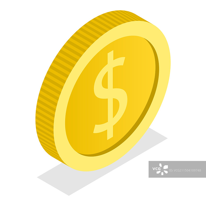3D 2.5D扁平世界货币图片素材