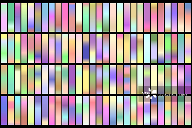 闪亮彩虹金属渐变合集图片素材