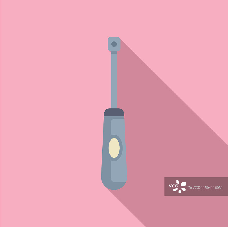 粉色背景上的现代电动牙刷图片素材