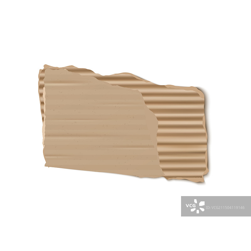 撕裂的瓦楞纸板块图片素材