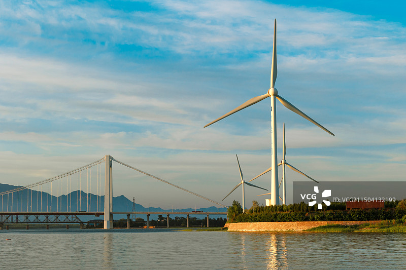 风力发电清洁能源图片素材