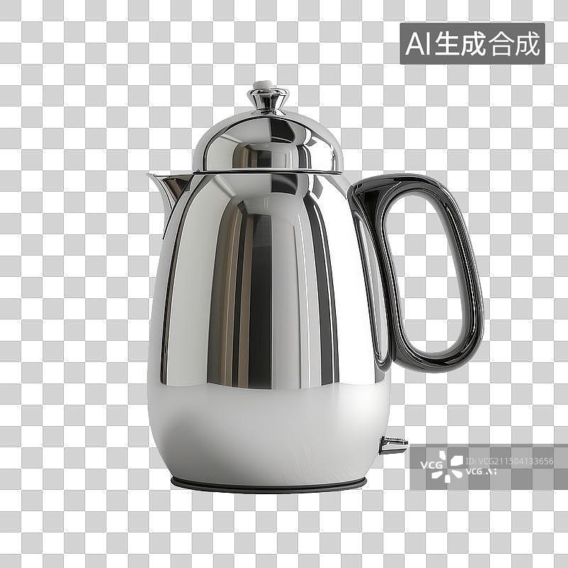【AI数字艺术】金属水壶免抠元素图片素材