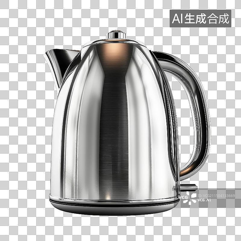 【AI数字艺术】金属水壶免抠元素图片素材