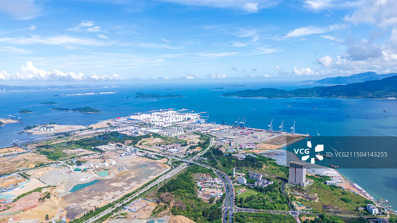 惠州港，惠州大亚湾荃湾港区图片素材