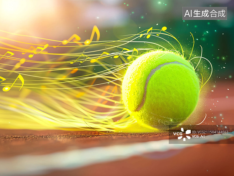 【AI数字艺术】3D渲染网球运动活动夏天健身户外锻炼插画图片素材
