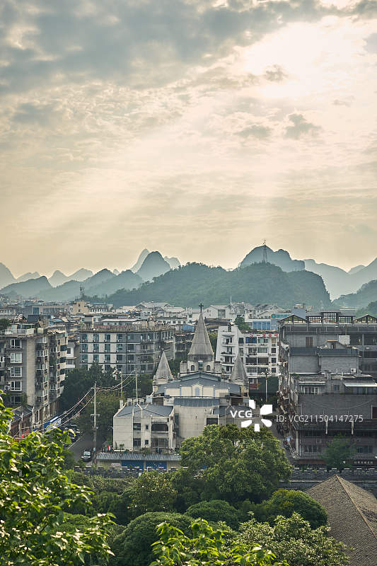 桂林市独秀峰•靖江王城景区图片素材