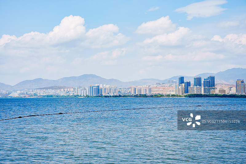 城市风光与城市天际线图片素材