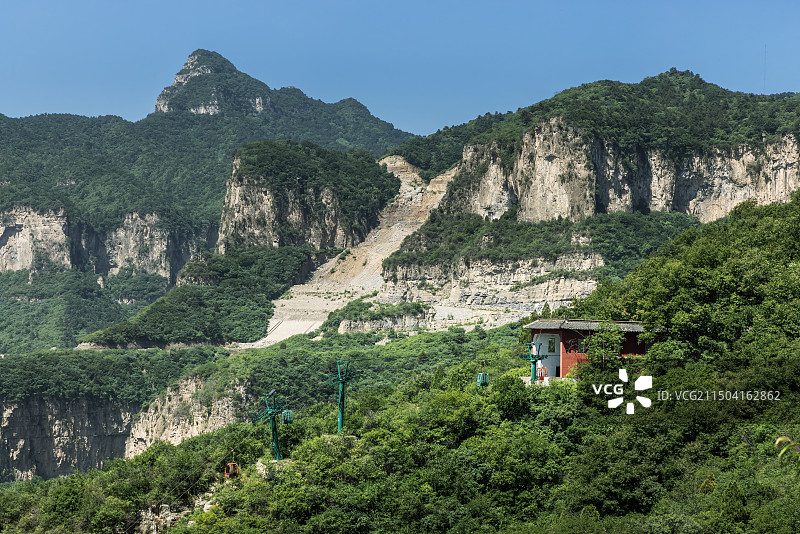 石家庄平山县天桂山风景名胜区图片素材