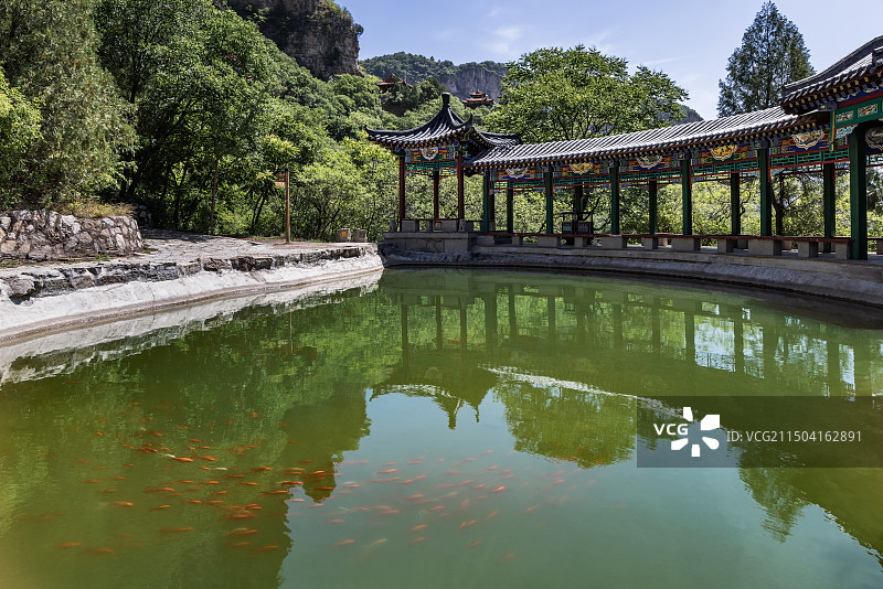 石家庄平山县天桂山风景名胜区图片素材