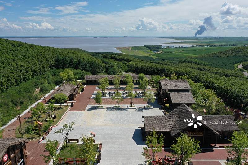 呼伦贝尔中国达斡尔民族园图片素材