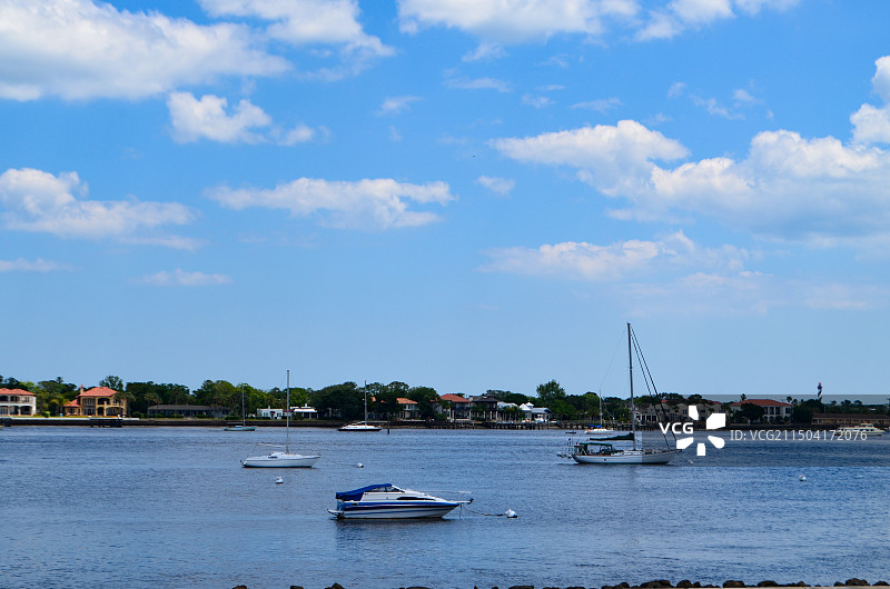 佛罗里达圣奥古斯汀海滨风光图片素材